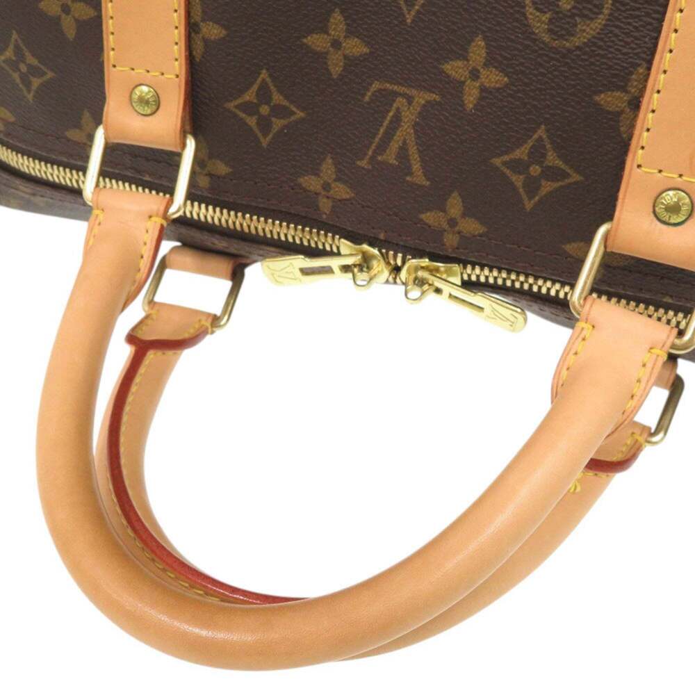 LOUIS VUITTON Authentic Brown Monogram Keepall 60 Boston Bag - Picture 5 of 10
